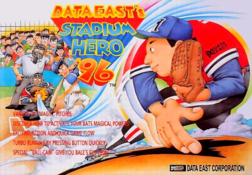 Stadium Hero '96 (Japan, EAD) Arcade Game Cover